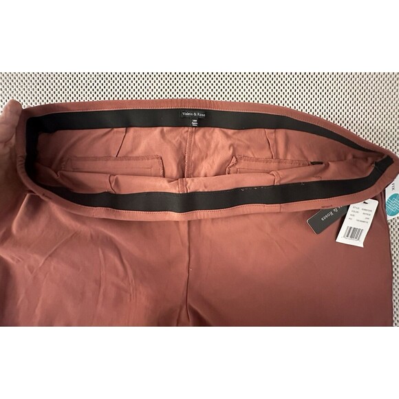 NWT Violets and Roses Pants Women SZ 24W Elastic Waist Comfort Career Casual NEW - Picture 11 of 14